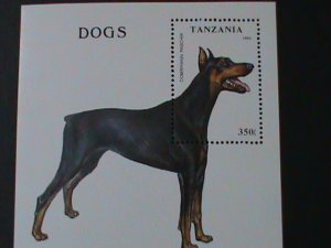 ​TANZANIA-1993-SC#1179-LOVELY  DOG MNH-S/S VF-LAST ONE WE SHIP TO WORLDWIDE