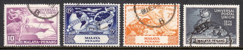 Malaya (Penang) - Scott #23-26 - Used - SCV $11