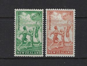 NEW ZEALAND SCOTT #B16-17 1940 SEMI-POSTAL MINT  NEVER HINGED