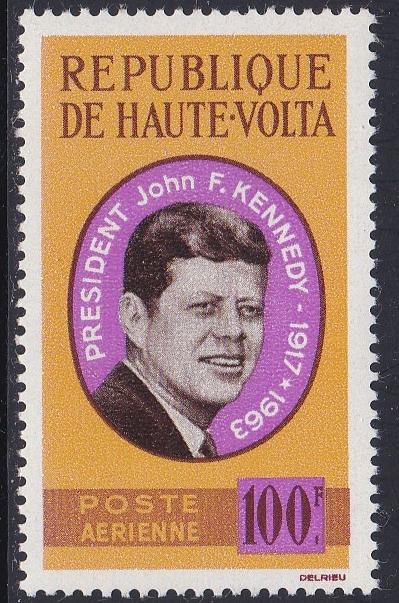 Burkina Faso # C19, John F. Kennedy, NH, 1/2 Cat.