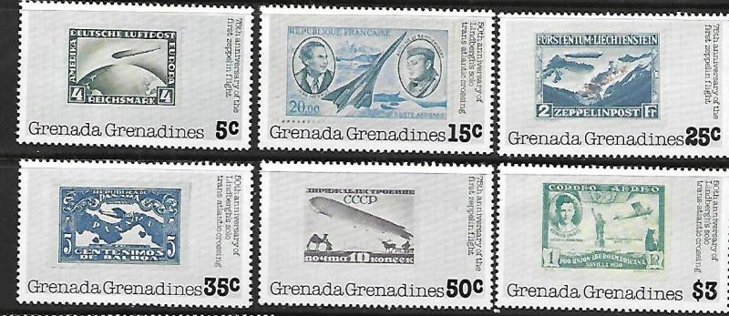 GRENADA GRENADINES,263-268, MNH, GERMANY NO. C37