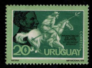 Uruguay Scott 858 MNH** Horse soldier stamp