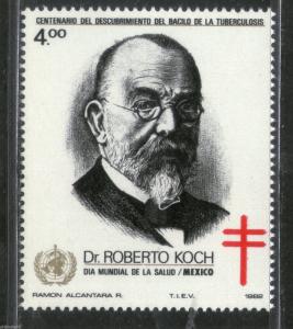 Mexico 1982 TB Bacillus Centenary Dr. Robert Koch Health Sc 1271 MNH # 1047