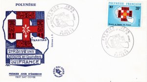 French Polynesia 1971 Sc 272 FDC 1