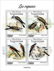 2024 04 - TOGO - BIRDS OF PREY             4V  complet set    MNH **