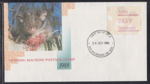 Australia FDC - 1988 Vending Machine Postage