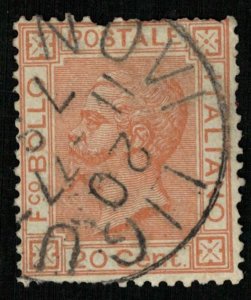 1877, king Victor Emmanuel II, 20c, Italy, SC #36, CV #5296 (Т-9634)