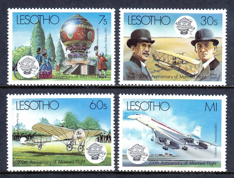 Lesotho - Scott #403-406 - MNH - SCV $4.05