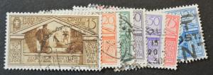 Italy Sc # 248-54, Used. Short Set