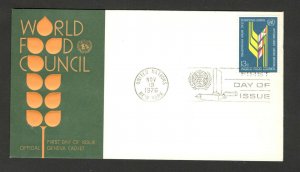 UNITED NATIONS-UNITED STATES-FDC-WORLD FOOD COUNCIL-1976.