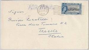 56289  - BAHAMAS -  POSTAL HISTORY: 10 p rate on COVER to Trieste ITALY 1954