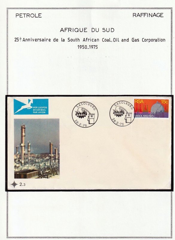 Oil Petrol Rsa Angola Benin Covers Card Stamps(9 Items)BR 1021 