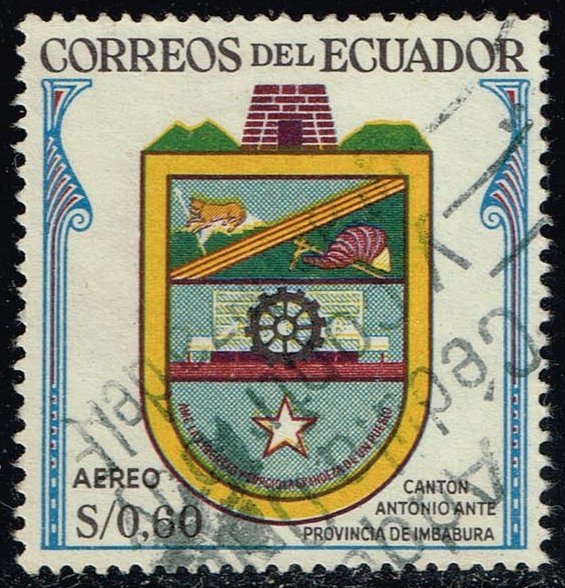 Ecuador #C335 Canton Antonio Ante; Used (0.25)