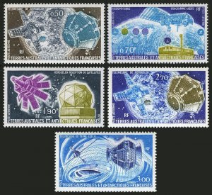 FSAT C49-C53, MNH. Mi 120-121, 128-129, 144. Space research 1977-80. Satellites.