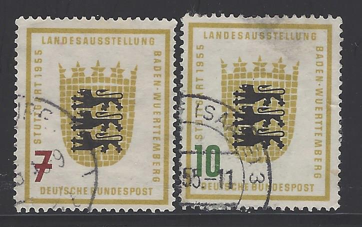 Germany Bund Scott # 729 - 730, used