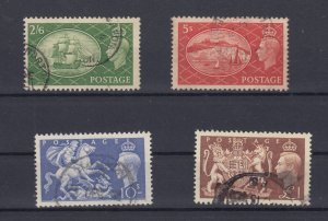 GB KGV 1951 Festival High Value Set Fine Used BP9923