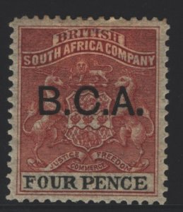 British Central Africa Sc#3 MH