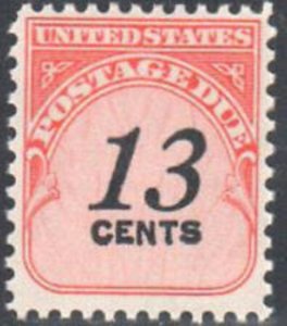 #J103  13  CENT POSTAGE DUE  MINT  VF NH  O.G