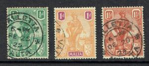 Malta SC# 99-100-102 *Used*