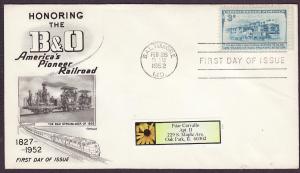 1006 B & O Railroad Anniversary Fleetwood FDC