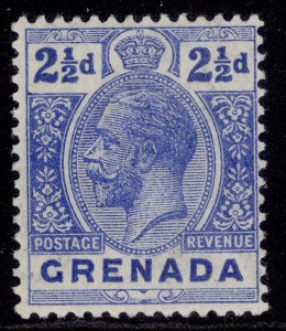 Grenada GV SG94, 21/2 D Light Blue, NH Mint-