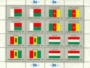 United Nations (NY) 1980 Flags of Member Nations #1 sheet...