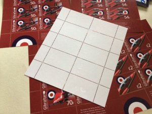 Gibraltar mint never hinged 2014 Red Arrows 5 stamps sheet set A14439Y