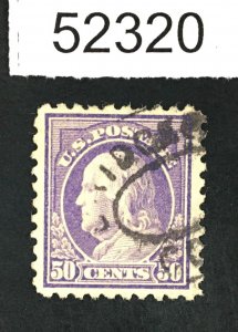 US STAMPS # 440 USED XF LOT #52320