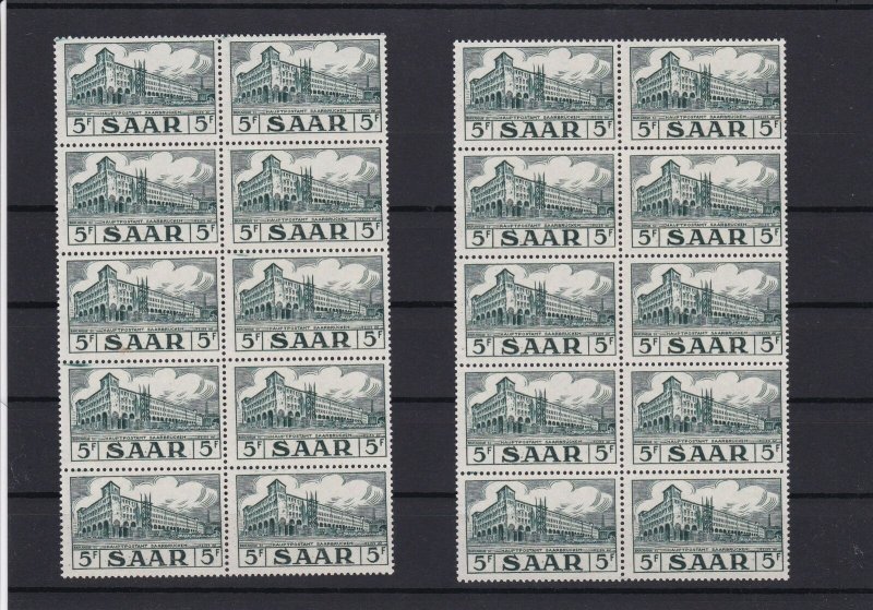 SAAR Mint Never Hinged Stamps Blocks ref R 18323