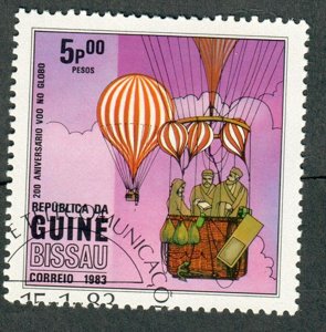 Guinea Bissau 445 Hot Air Balloon used  single