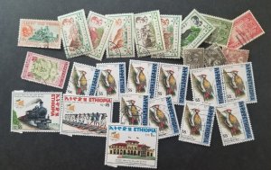 ETHIOPIA Used Stamp Lot Collection T5531