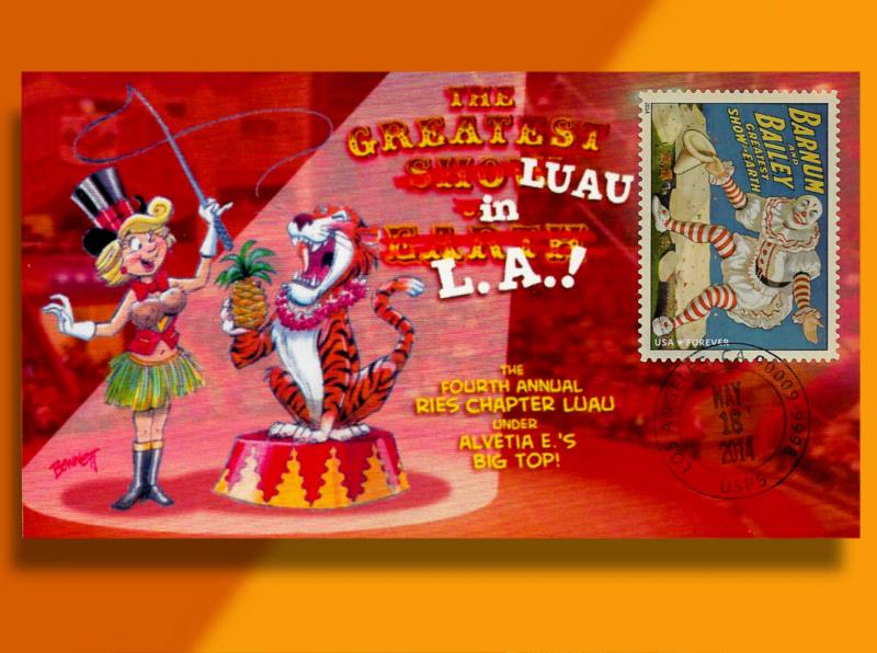 Do Tigers Eat Pineapples? Ries Chapter Luau Goes to the Circus on 2014 Cover!