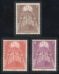 Luxembourg Stamps # 329-31 MNH XF Scott Value $49.00