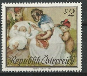 Austria # 790  Mother's Day  painting    (1) Mint NH