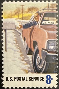 Scott #1498 1973 8¢ Postal Service Employees Rural Delivery MNH OG VF