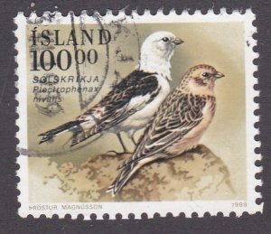 Iceland # 672, Birds, Used