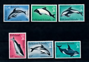 [99457] Falkland Islands 1980 Marine life whales dolphin porpoise  MNH