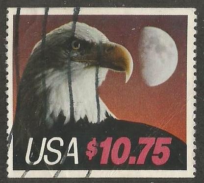 U.S. Scott #2122 $10.75 Bald Eagle Stamp - Used Single