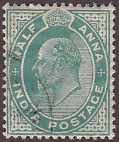 India 61 Used 1902 King Edward VII