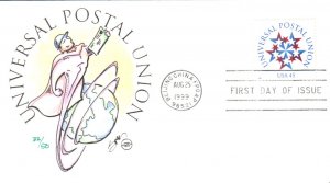 #3332 Universal Postal Union Wilson FDC