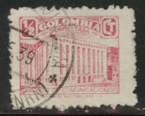 Colombia Scott RA4 Used  stamp