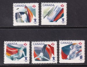 Canada 2300-2304 Winter Olympics MNH VF