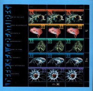 3439-3443 - 33¢t - Deep Sea Creatures 2000 - MNH