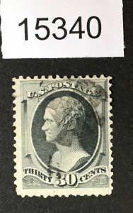 MOMEN: US STAMPS # 165 USED $150 LOT #15340
