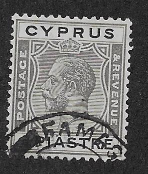 CYPRUS SC# 90  VF/U 1924