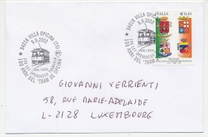 Cover / Postmark Italy 2002 Tram