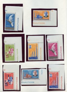 PARAGUAY  JOHN F. KENNEDY , WERNER VON BRAUN & SPACE SET & S/SHEETS MINT NH