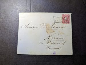 1886 Germany Cover Horka to Netterbede Hannover