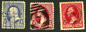 U.S. #219, 219D, 220 USED