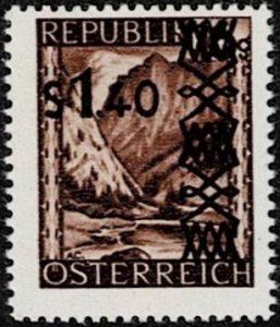 1947 Austria Scott Catalog Number 493 MNH